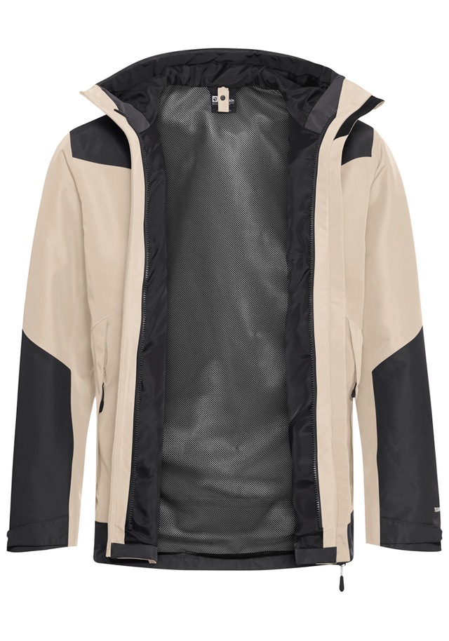 Jack Wolfskin Funktionsjacke »FLEXTRAIL 2L JKT M« wasserdicht, atmungsaktiv, mit geradem Rumpfabschluss