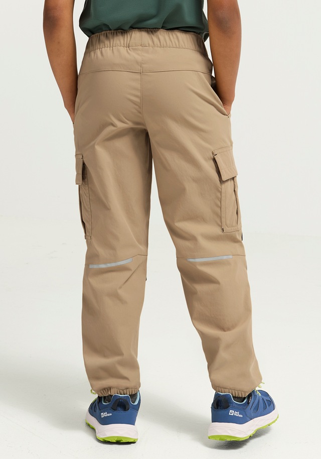 Jack Wolfskin Cargohose »CARGO PANTS K« für Kinder, mit reflektierenden Details, windabweisend, atmungsaktiv