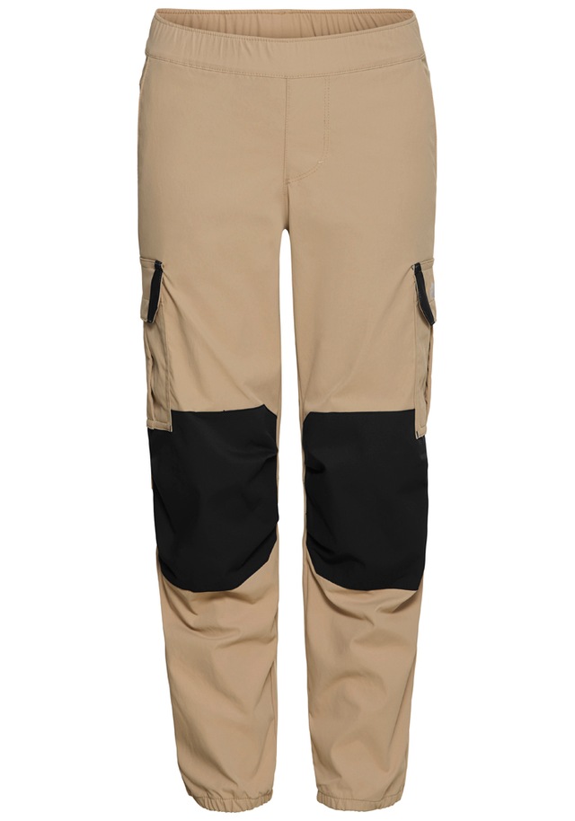 Jack Wolfskin Cargohose »CARGO PANTS K« für Kinder, mit reflektierenden Details, windabweisend, atmungsaktiv