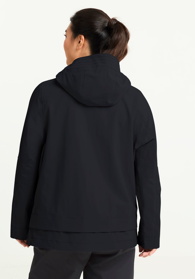 Jack Wolfskin Funktionsjacke »NABUR 2L JKT W« mit Kapuze mit 2-Wege-Reißverschluss, wasserdicht, atmungsaktiv
