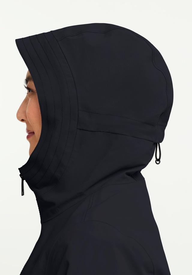 Jack Wolfskin Funktionsjacke »NABUR 2L JKT W« mit Kapuze mit 2-Wege-Reißverschluss, wasserdicht, atmungsaktiv