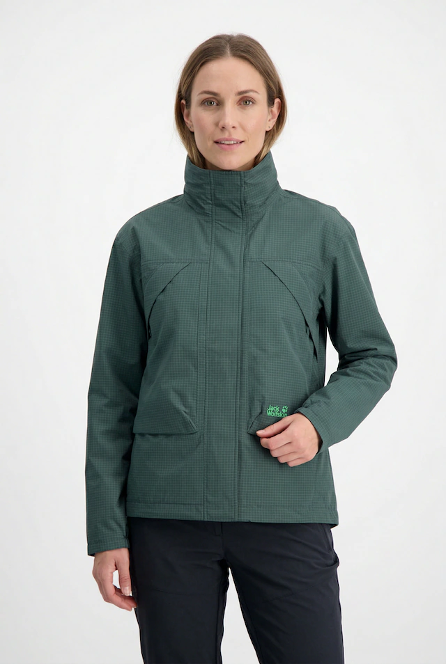 Jack Wolfskin Funktionsjacke »FIND THE WILD JKT W« mit hohem Stehkragen, winddicht, atmungsaktiv