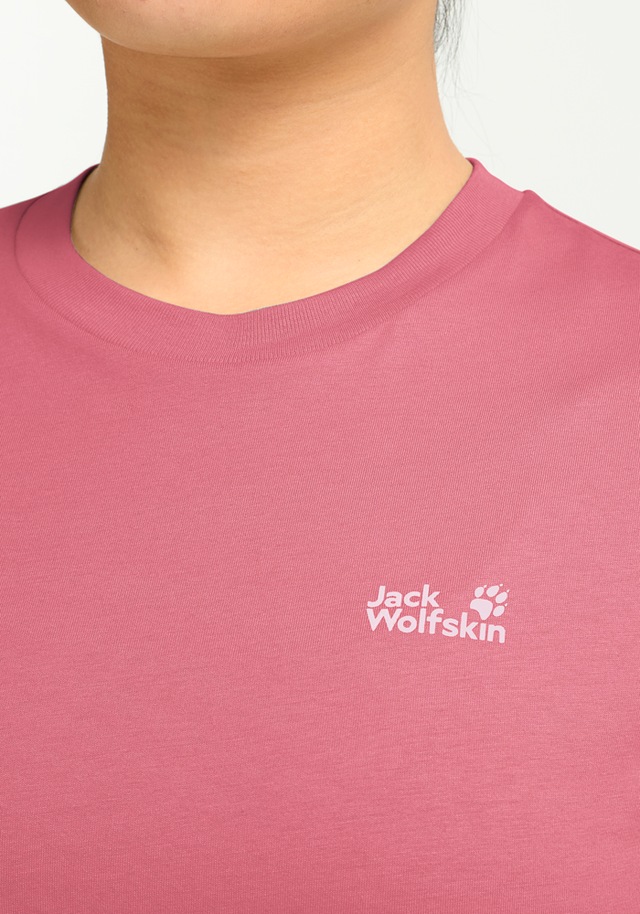 Jack Wolfskin T-Shirt »ESSENTIAL T W« Kurzarm, mit Rundhalsausschnitt, aus Baumwoll-Jersey