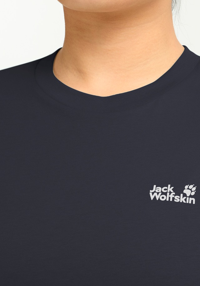 Jack Wolfskin T-Shirt »ESSENTIAL T W« Kurzarm, mit Rundhalsausschnitt, aus Baumwoll-Jersey