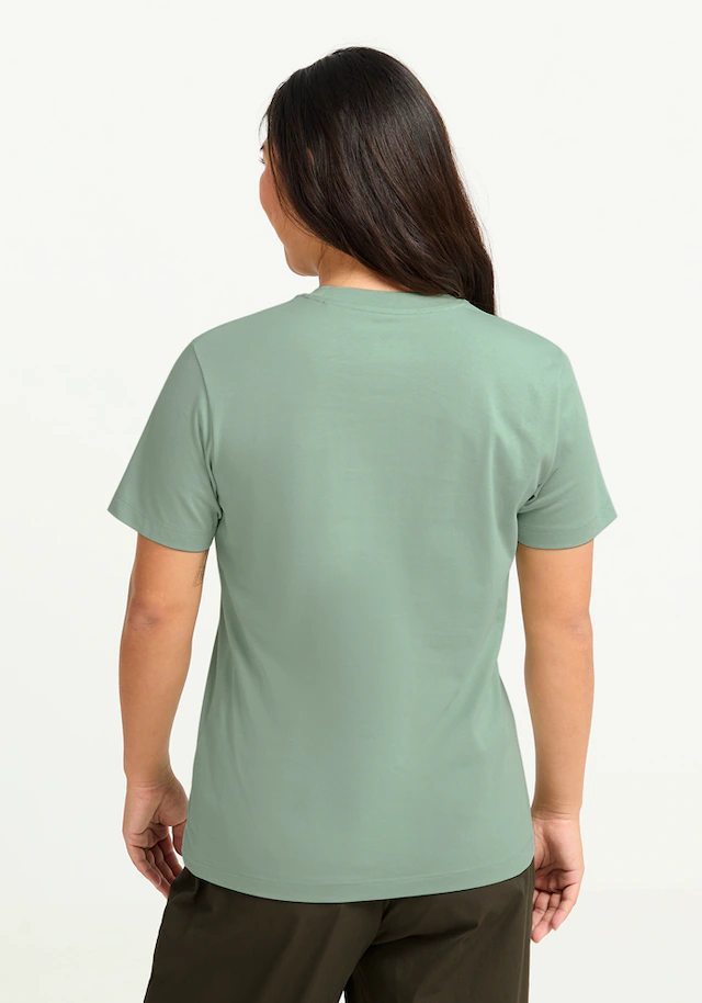 Jack Wolfskin T-Shirt »ESSENTIAL T W« Kurzarm, mit Rundhalsausschnitt, aus Baumwoll-Jersey