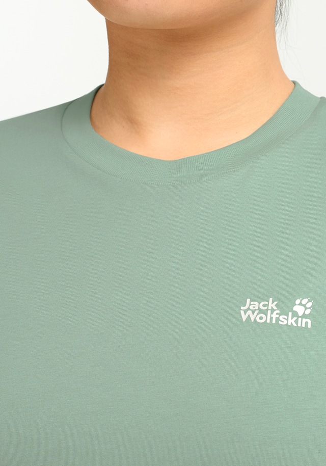 Jack Wolfskin T-Shirt »ESSENTIAL T W« Kurzarm, mit Rundhalsausschnitt, aus Baumwoll-Jersey