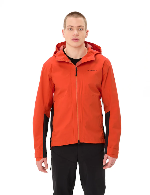 VAUDE Fahrradjacke »MEN'S MOAB PRO RAIN JACKET« mit Unterarm-Belüftung, winddicht, atmungsaktiv, wasserdicht
