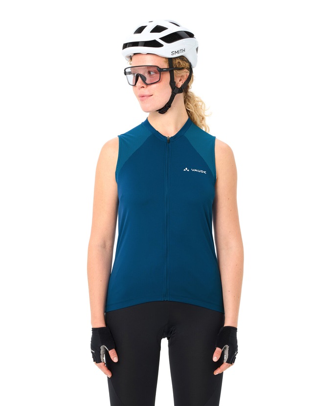 VAUDE »WOMEN'S MATERA FZ TRICOT SL« für Radfahren, mit Frontreißverschluss, schnelltrocknendes Material