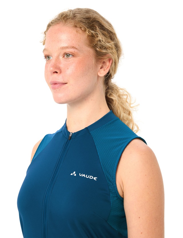 VAUDE »WOMEN'S MATERA FZ TRICOT SL« für Radfahren, mit Frontreißverschluss, schnelltrocknendes Material