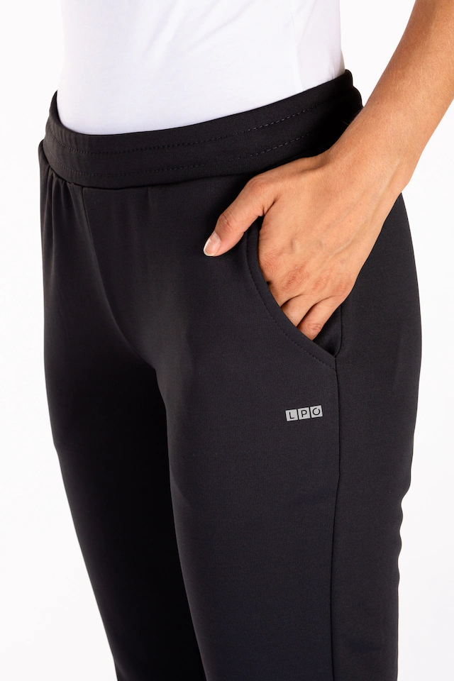 LPO Jogginghose »Freizeithose Olivia« Weiches und elastisches Microfaser-Polyfleece
