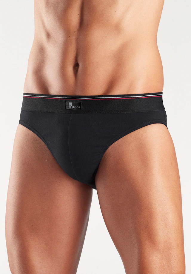 le jogger® Slip »Herren Unterhose« Packung, 10 Stk. nur einfarbig oder in bunter Mixpackung