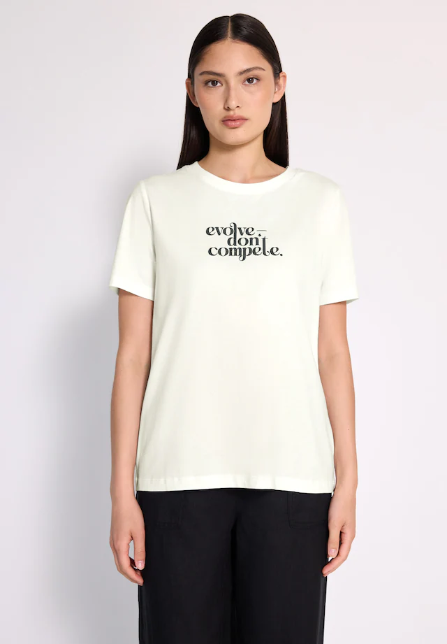 STREET ONE STUDIO T-Shirt aus reiner Baumwolle
