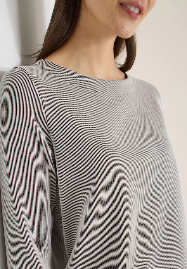 Cecil 3/4-Arm-Shirt mit Streifen Muster