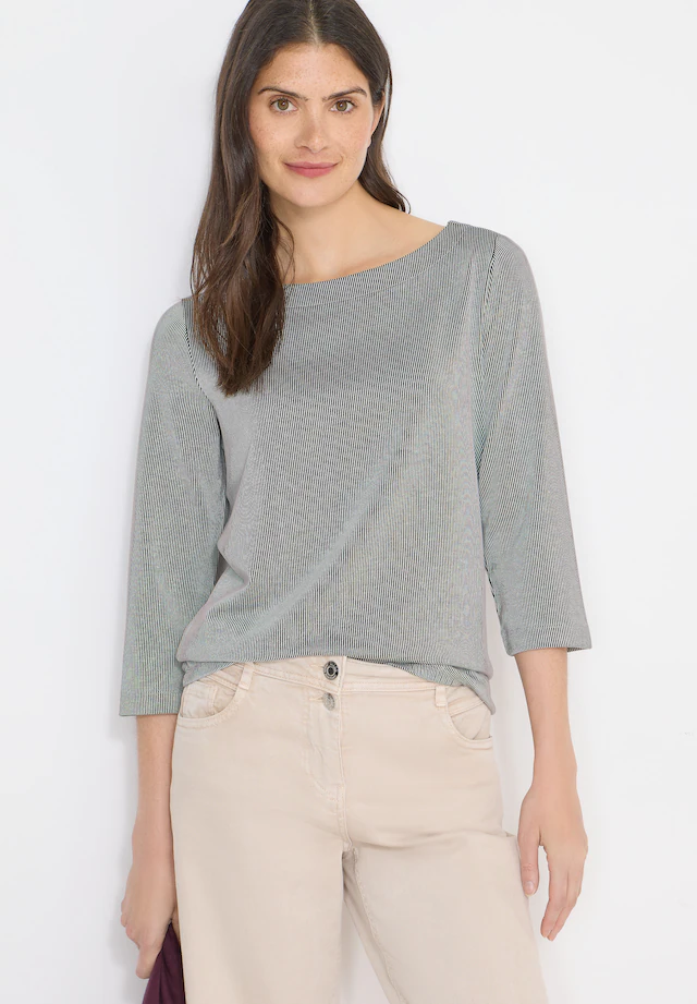 Cecil 3/4-Arm-Shirt mit Streifen Muster