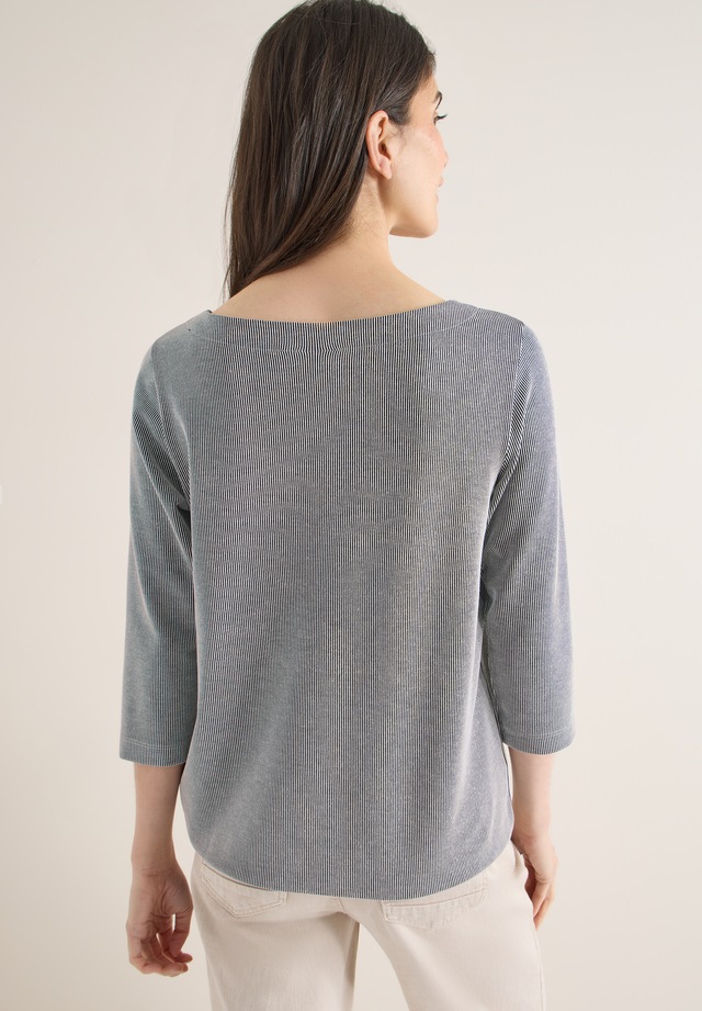 Cecil 3/4-Arm-Shirt mit Streifen Muster