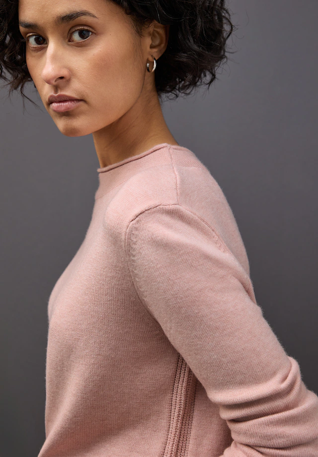 STREET ONE Strickpullover mit feiner Rollkante
