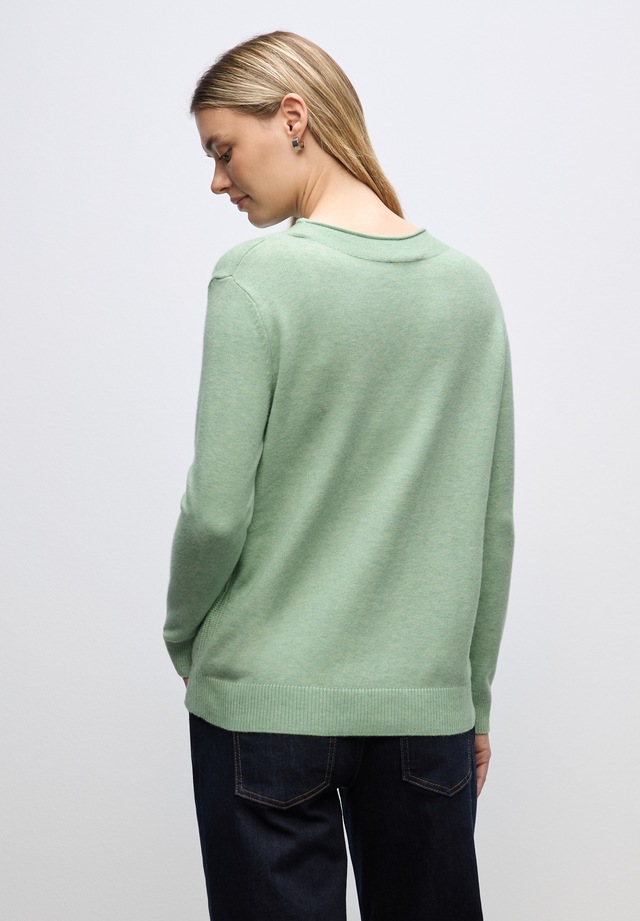STREET ONE Strickpullover mit feiner Rollkante