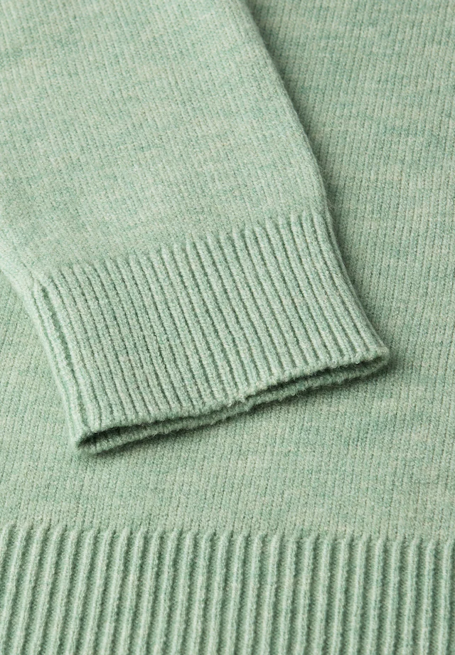 STREET ONE Strickpullover mit feiner Rollkante
