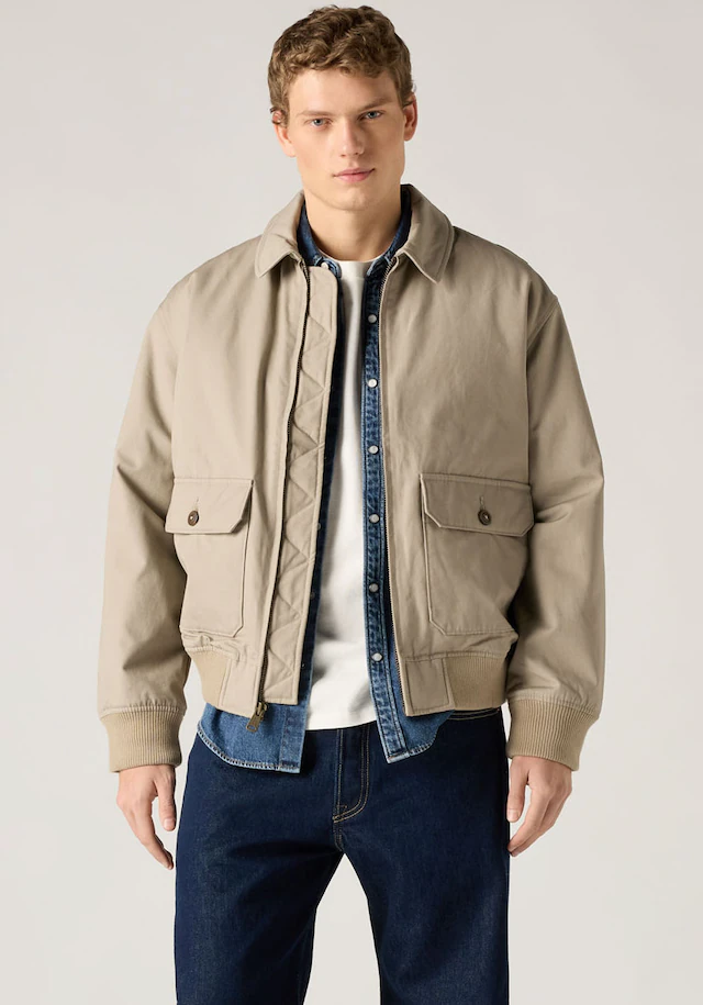 Levi's® Blouson »CORTLAND JACKET« ohne Kapuze mit Reißverschluss und großen Seitentaschen