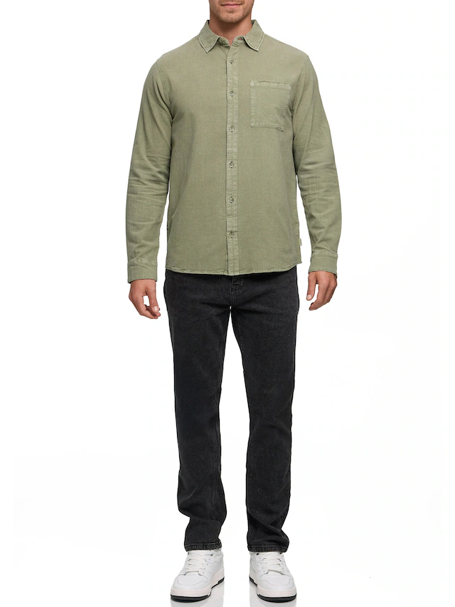 Indicode Langarmhemd »INTrypto Long Sleeve«