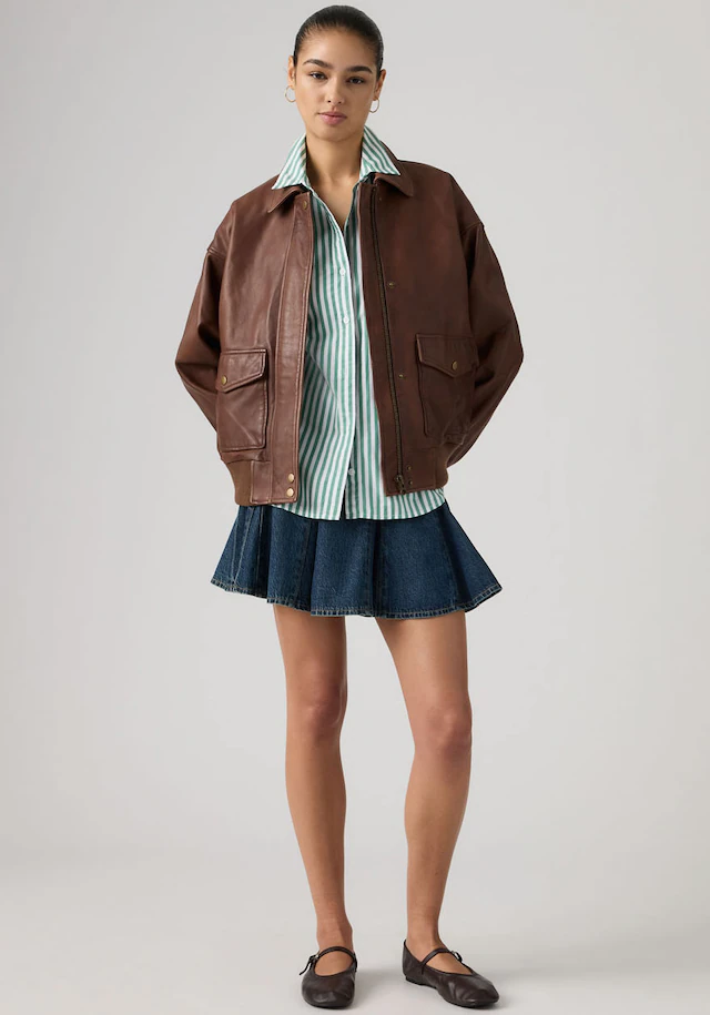 Levi's® Midirock »GODET MINI SKIRT« Denim-Faltenrock