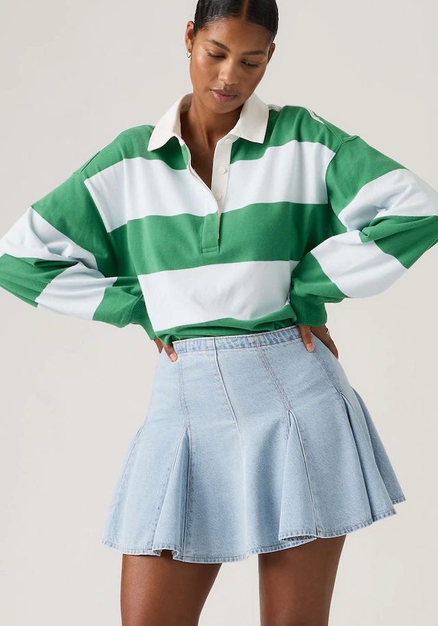 Levi's® Midirock »GODET MINI SKIRT« Denim-Faltenrock