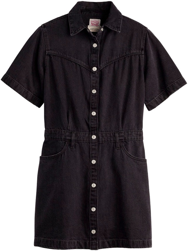 Levi's® Jeanskleid »WESTERN DRESS« Eingrifftaschen | Gesäßtaschen Durchgehender Druckknopfverschluss