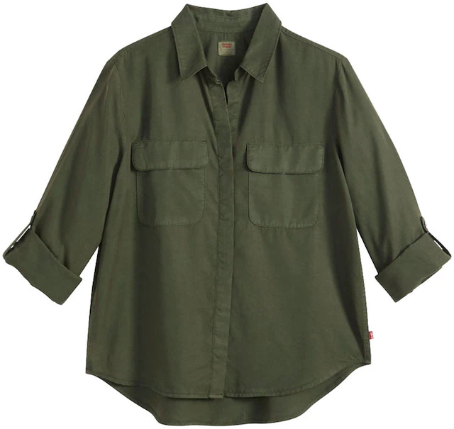 Levi's® Hemdbluse Krempelärmel mit Riegel