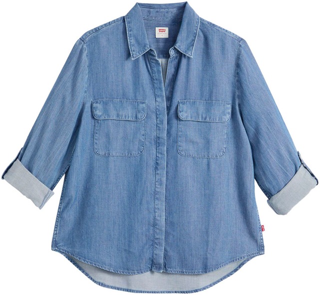 Levi's® Hemdbluse Krempelärmel mit Riegel