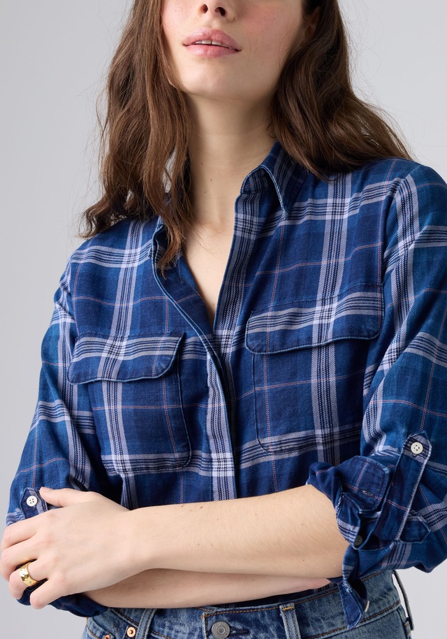 Levi's® Hemdbluse Krempelärmel mit Riegel