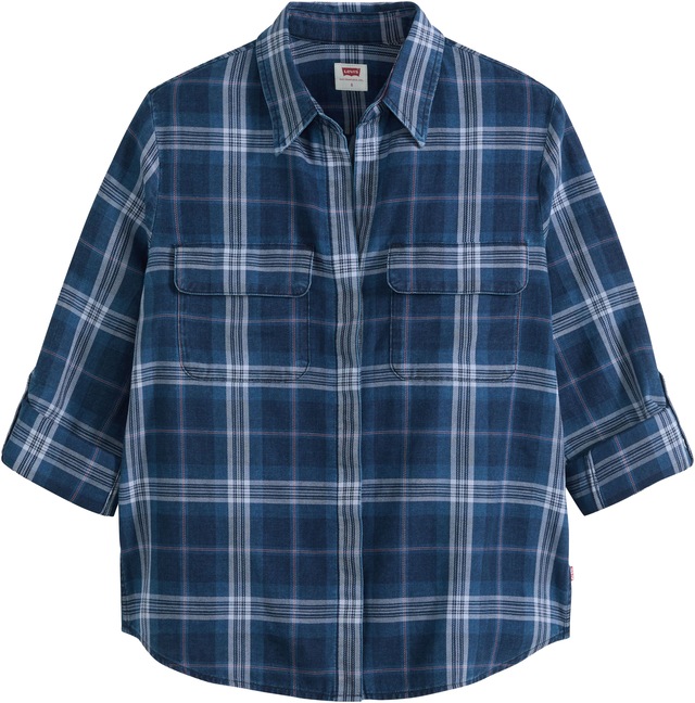 Levi's® Hemdbluse Krempelärmel mit Riegel