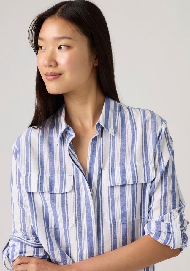 Levi's® Hemdbluse Krempelärmel mit Riegel