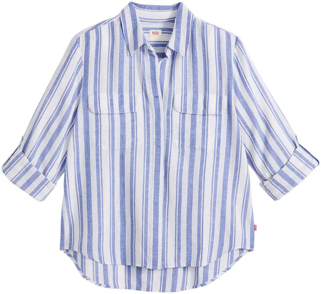 Levi's® Hemdbluse Krempelärmel mit Riegel