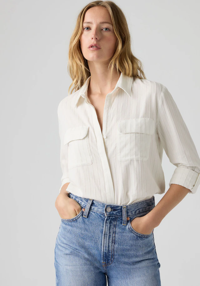 Levi's® Hemdbluse Krempelärmel mit Riegel