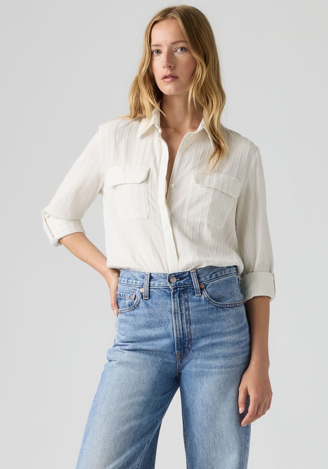 Levi's® Hemdbluse Krempelärmel mit Riegel