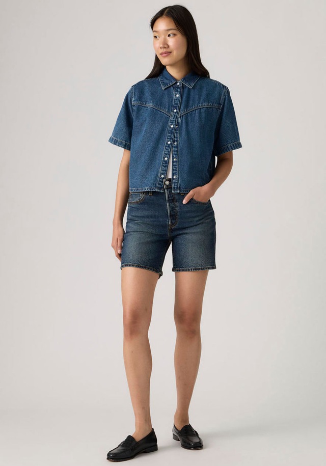 Levi's® Shorts »501® MID THIGH SHORT« im Five-Pocket Style
