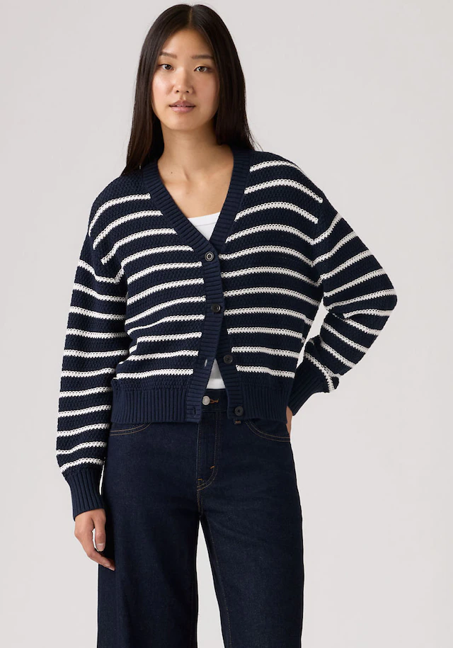Levi's® Cardigan »SNOWFLAKE CARDIGAN« gestreift, mit Knopfleiste