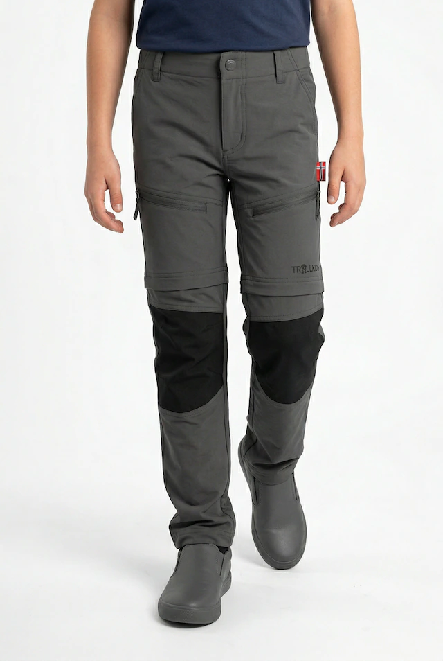 TROLLKIDS Zip-off-Hose »Kids Nordfjord Zip-off Pants Slim Fit« abzippbare Hosenbeine, mit Verstärkungen an Knien und Gesäß