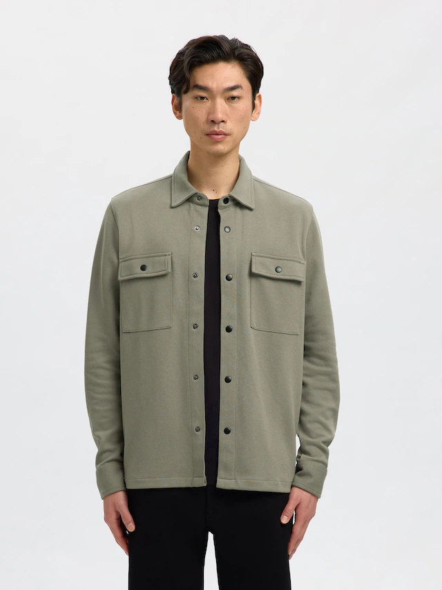 SELECTED Sweatjacke »SLHJACKIE SWEAT JACKET NOOS« Baumwollmischung, regular fit