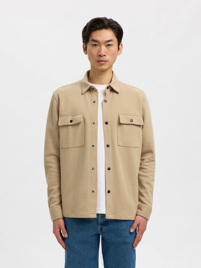 SELECTED Sweatjacke »SLHJACKIE SWEAT JACKET NOOS« Baumwollmischung, regular fit
