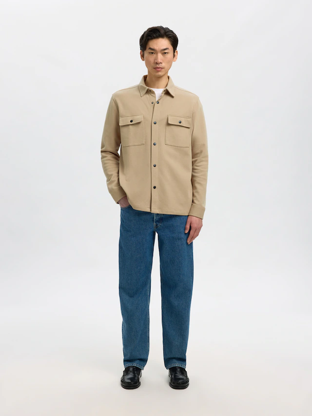 SELECTED Sweatjacke »SLHJACKIE SWEAT JACKET NOOS« Baumwollmischung, regular fit