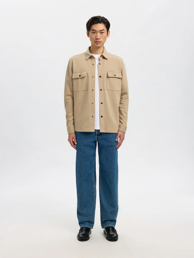 SELECTED Sweatjacke »SLHJACKIE SWEAT JACKET NOOS« Baumwollmischung, regular fit