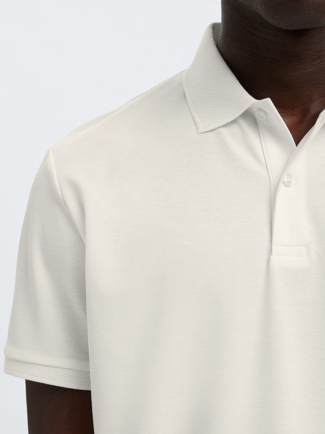 SELECTED Poloshirt »SLHFAVE BUTTON SS POLO NOOS« Baumwollmischung, regular fit