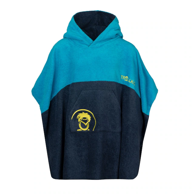 TROLLKIDS Badeponcho »Kids Kvalvika Surf Poncho« aus Polyester, bequeme Passform, für Kinder und Jugendliche
