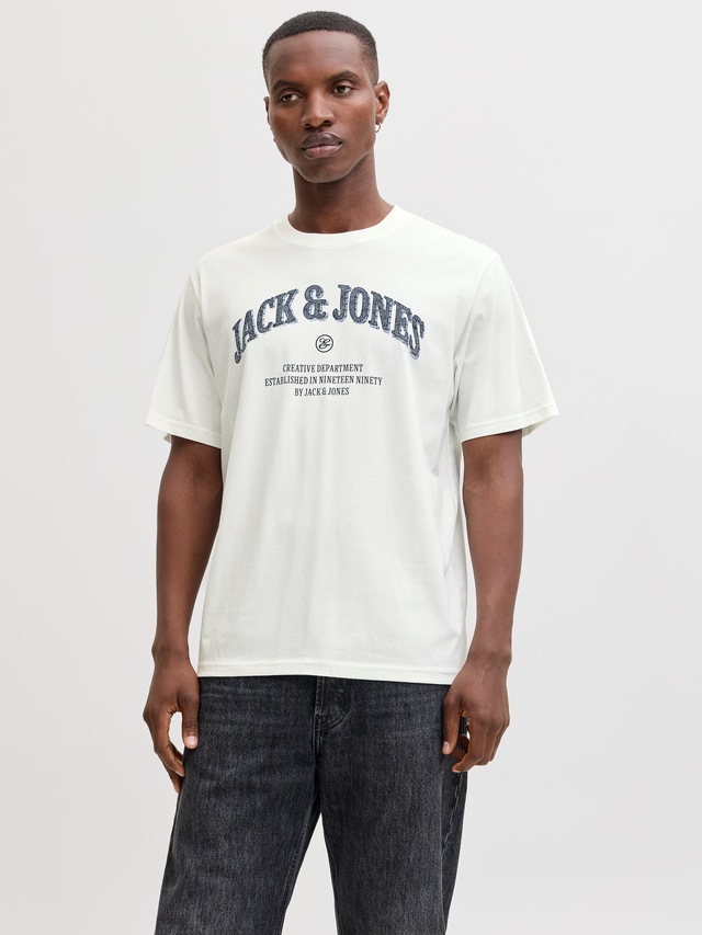 Jack & Jones T-Shirt »JJEDENVER GRAPHIC TEE SS O-NECK 3PK MP« Packung, 3 tlg.
