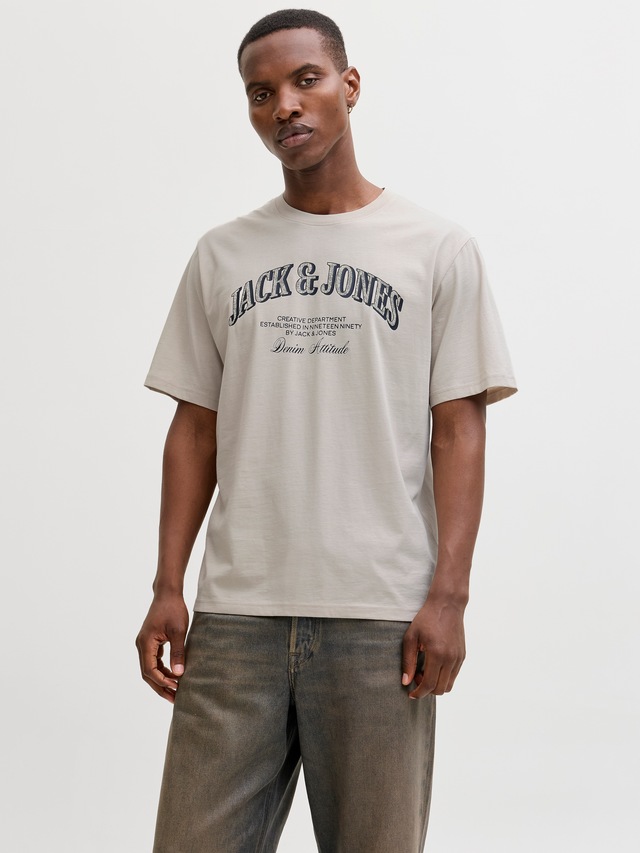 Jack & Jones T-Shirt »JJEDENVER GRAPHIC TEE SS O-NECK 3PK MP« Packung, 3 tlg.