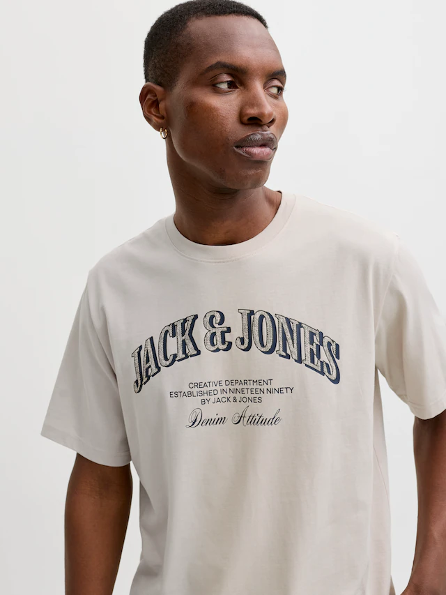 Jack & Jones T-Shirt »JJEDENVER GRAPHIC TEE SS O-NECK 3PK MP« Packung, 3 tlg.