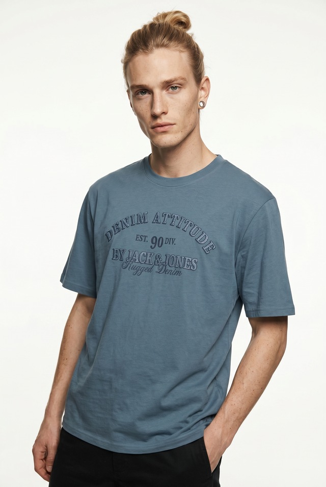 Jack & Jones T-Shirt »JJEDENVER GRAPHIC TEE SS O-NECK 3PK MP« Packung, 3 tlg.