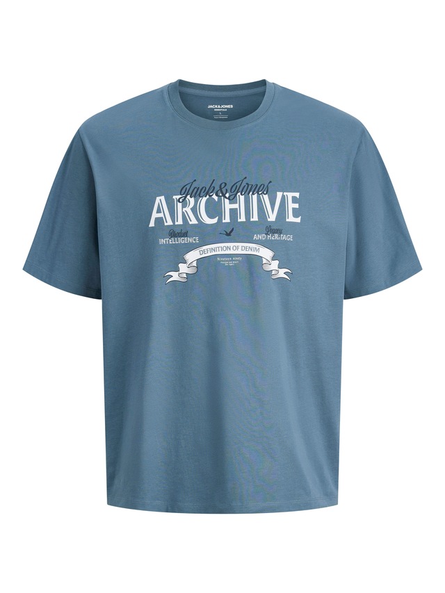 Jack & Jones T-Shirt »JJEDOVER DENIM TEE SS O-NECK 3PK MP« Packung, 3 tlg.