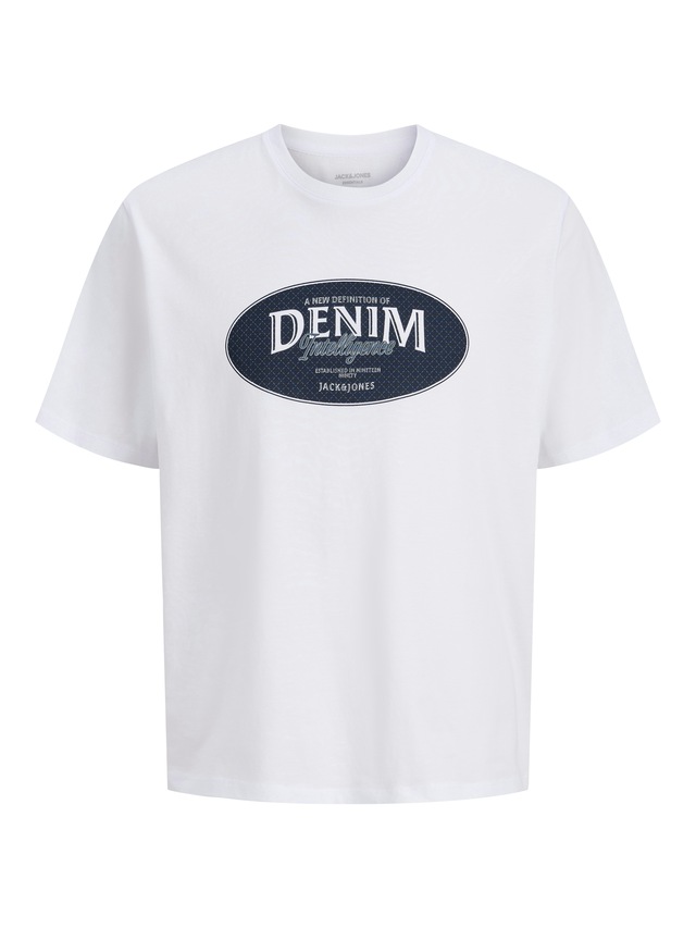 Jack & Jones T-Shirt »JJEDOVER DENIM TEE SS O-NECK 3PK MP« Packung, 3 tlg.